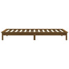 Sengeramme honningbrun heltre furu 100x200 cm