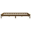 Sengeramme honningbrun heltre furu 120x200 cm