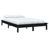 Sengeramme svart heltre furu 120x200 cm