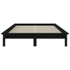 Sengeramme svart heltre furu 120x200 cm