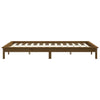 Sengeramme honningbrun heltre furu 140x200 cm