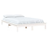 Sengeramme hvit heltre furu 150x200 cm King Size