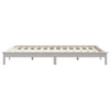 Sengeramme hvit heltre furu 150x200 cm King Size