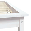 Sengeramme hvit heltre furu 150x200 cm King Size