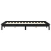 Seniorseng svart 150x200 cm heltre furu