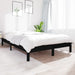 Seniorseng svart 150x200 cm heltre furu