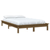 Sengeramme honningbrun heltre furu 160x200 cm