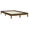 Sengeramme honningbrun heltre furu 160x200 cm