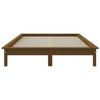 Sengeramme honningbrun heltre furu 160x200 cm