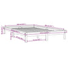 Sengeramme honningbrun heltre furu 160x200 cm