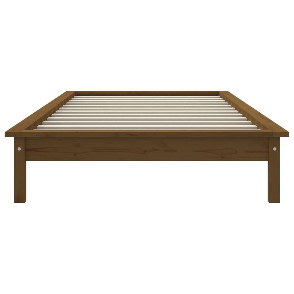 Sengeramme honningbrun 75x190 cm heltre furu Small Single
