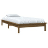 Sengeramme honningbrun 90x190 cm heltre furu Single