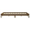 Sengeramme honningbrun 140x190 cm heltre furu
