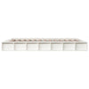 Sengeramme hvit 160x200 cm heltre