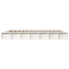 Sengeramme hvit 150x200 cm King Size heltre