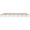 Sengeramme hvit 140x200 cm heltre