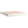 Sengeramme hvit 120x200 cm heltre