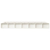 Sengeramme hvit 100x200 cm heltre