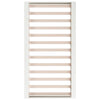 Sengeramme hvit 100x200 cm heltre
