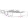 Sengeramme hvit 100x200 cm heltre