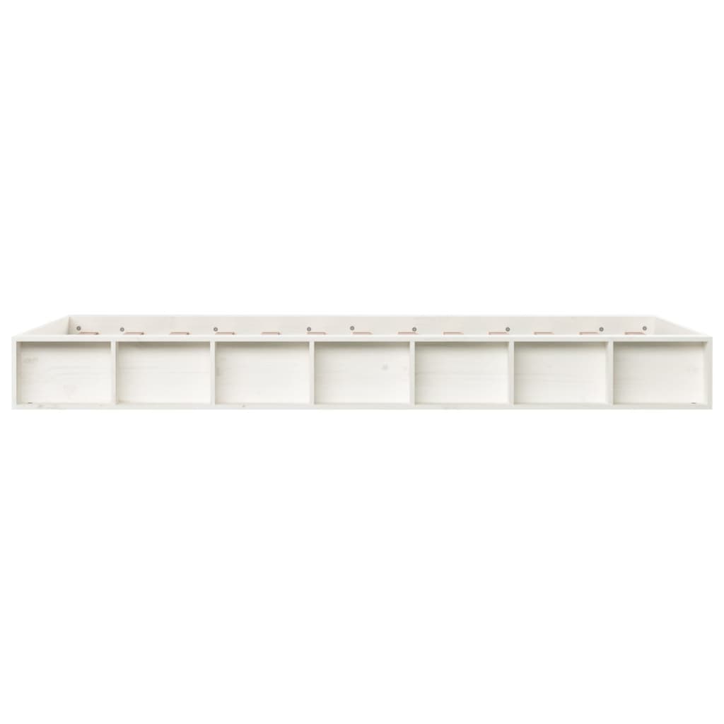 Sengeramme hvit 75x190 cm Small Single heltre