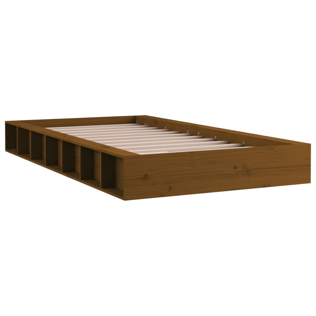 Sengeramme honningbrun 75x190 cm Small Single heltre