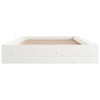 Sengeramme hvit 90x190 cm Single heltre