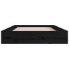 Sengeramme svart 135x190 cm Double heltre