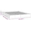 Sengeramme svart 135x190 cm Double heltre