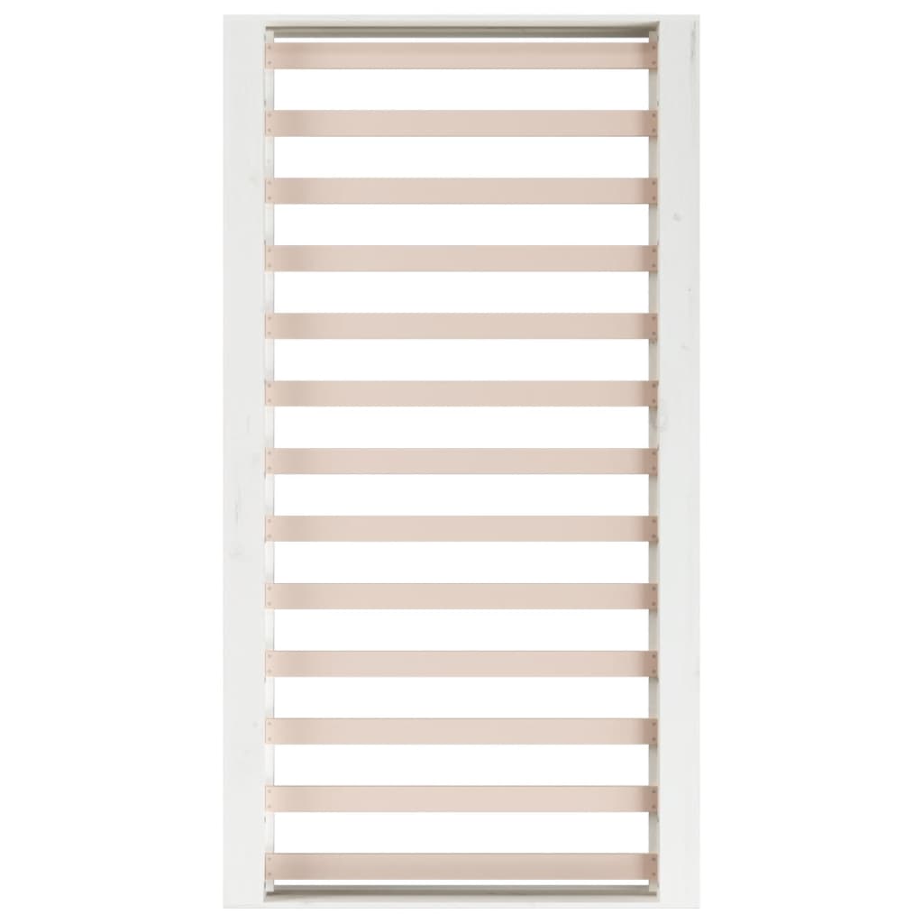 Sengeramme hvit 140x190 cm heltre
