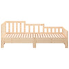 Uttrekkbar dagseng 2x(90x190) cm heltre furu
