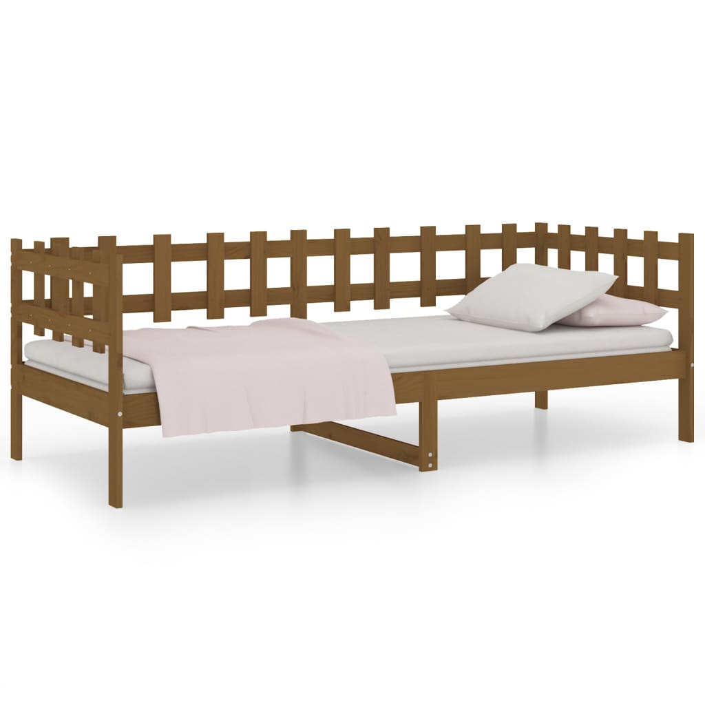 Dagseng honningbrun 90x200 cm heltre furu
