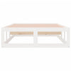 Sengeramme hvit 90x200 cm heltre