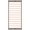 Sengeramme svart 90x200 cm heltre