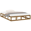 Sengeramme honningbrun 120x200 cm heltre