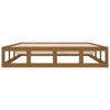 Sengeramme honningbrun 120x200 cm heltre