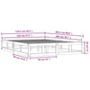 Sengeramme honningbrun 120x200 cm heltre