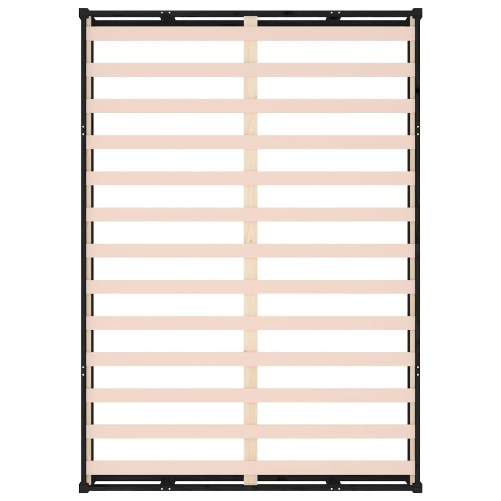 Sengeramme svart 120x200 cm heltre