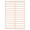 Sengeramme hvit 140x200 cm heltre