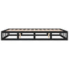 Sengeramme svart 140x200 cm heltre