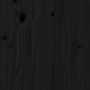 Sengeramme svart 140x200 cm heltre