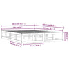 Sengeramme 160x200 cm heltre