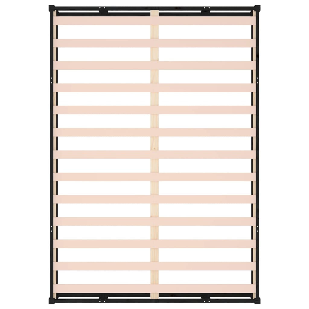 Sengeramme svart 160x200 cm heltre