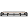 Sengeramme svart 160x200 cm heltre