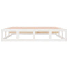 Sengeramme hvit 180x200 cm Super King heltre
