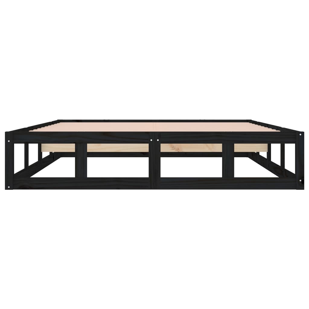 Sengeramme svart 180x200 cm Super King heltre