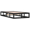 Sengeramme svart 75x190 cm Small Single heltre