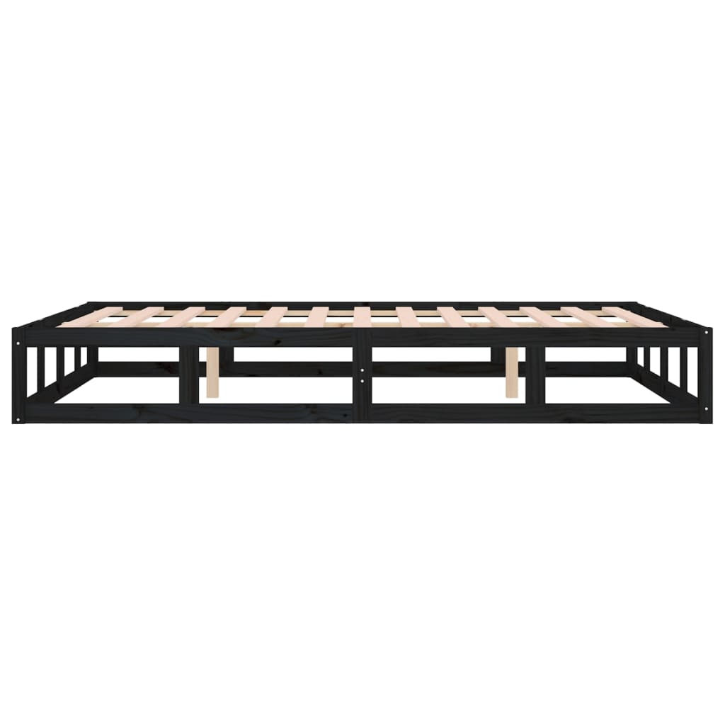 Sengeramme svart 120x190 cm Small Double heltre