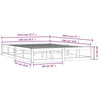 Sengeramme 140x190 cm heltre