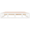 Sengeramme hvit 140x190 cm heltre